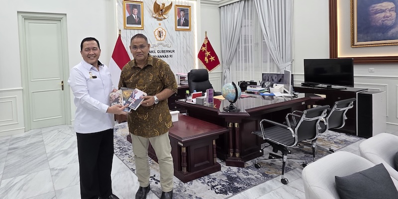 Bertemu Wagub Lemhannas, Teguh: “Tugas Suci” Pers Harus Dipertahankan