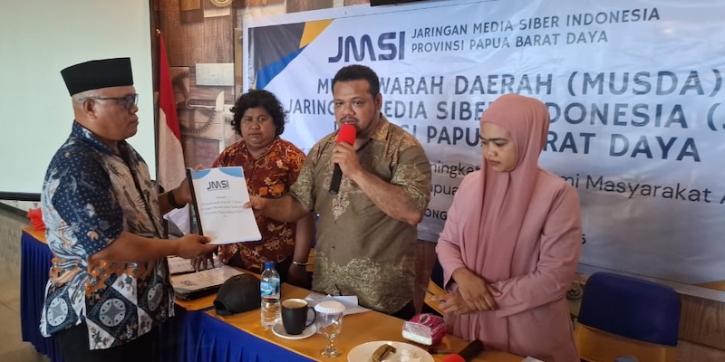 Aris Balubun Terpilih Sebagai Ketua JMSI Papua Barat Daya