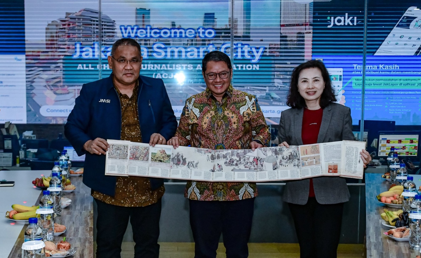 JMSI dan ACJA Bahas Kolaborasi Media dan Smart City di Balai Kota Jakarta