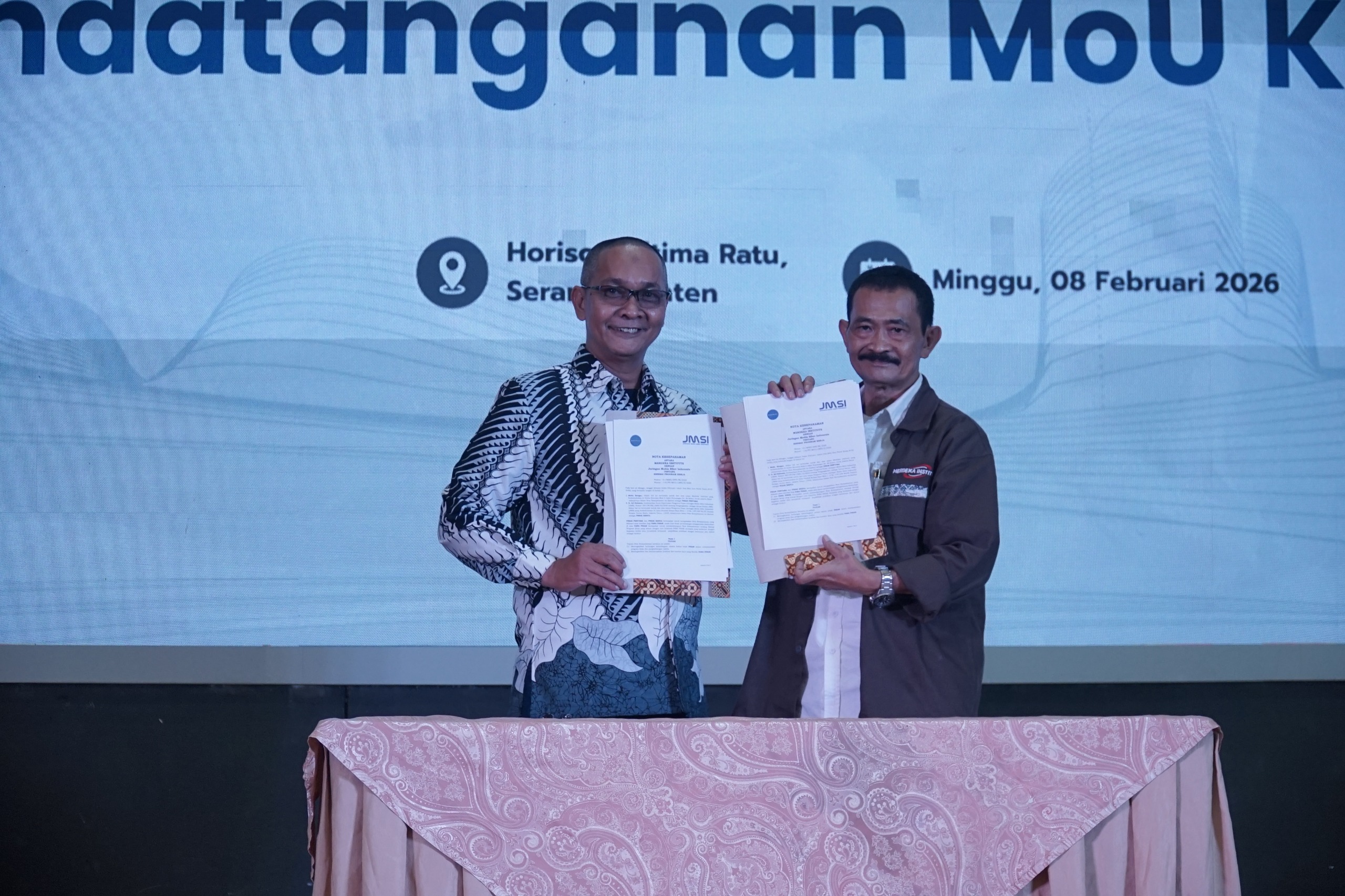 Merdeka Institute dan JMSI Bersinergi Tingkatkan SDM Media