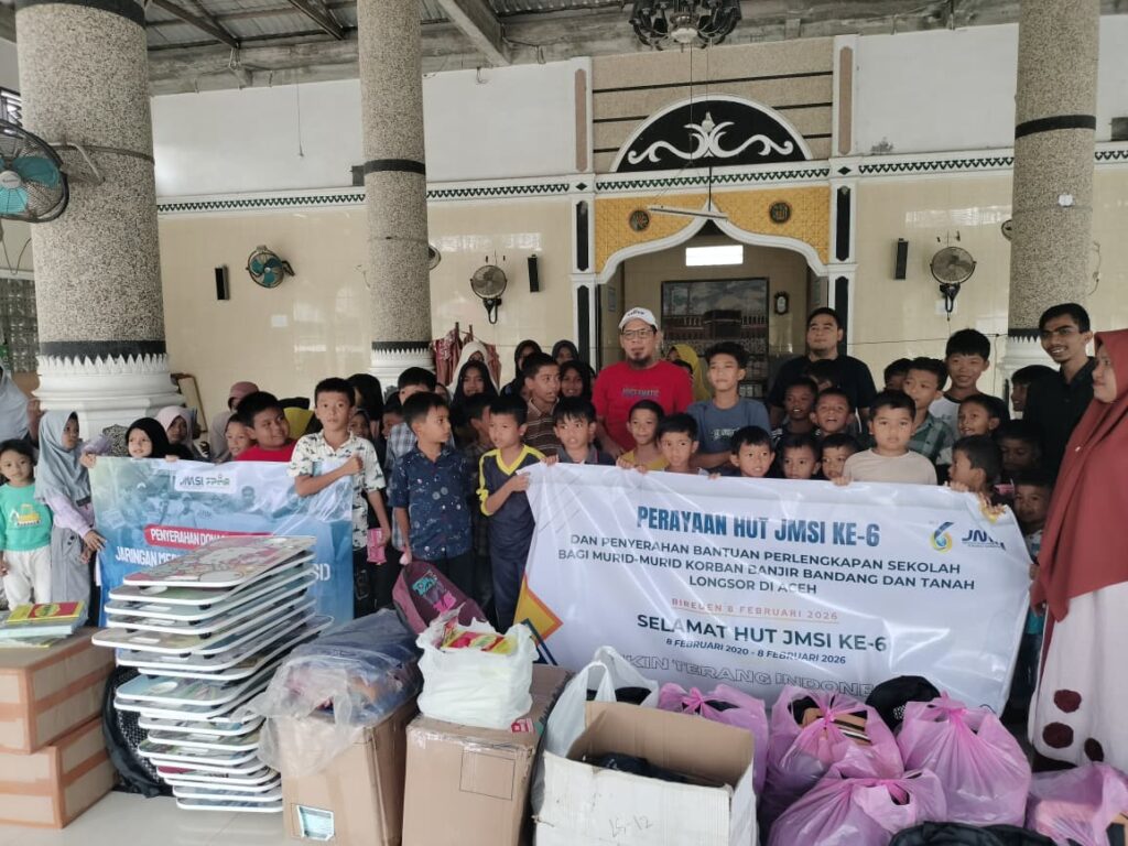 JMSI Aceh peringati HUT ke-6 bersama 50 anak penyintas banjir bandang dan tanah longsor di Bireuen
