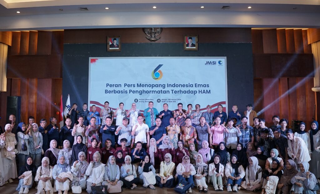 Seminar Peran Pers Menopang Indonesia Emas Berbasis Penghormatan Terhadap HAM JMSI 2026